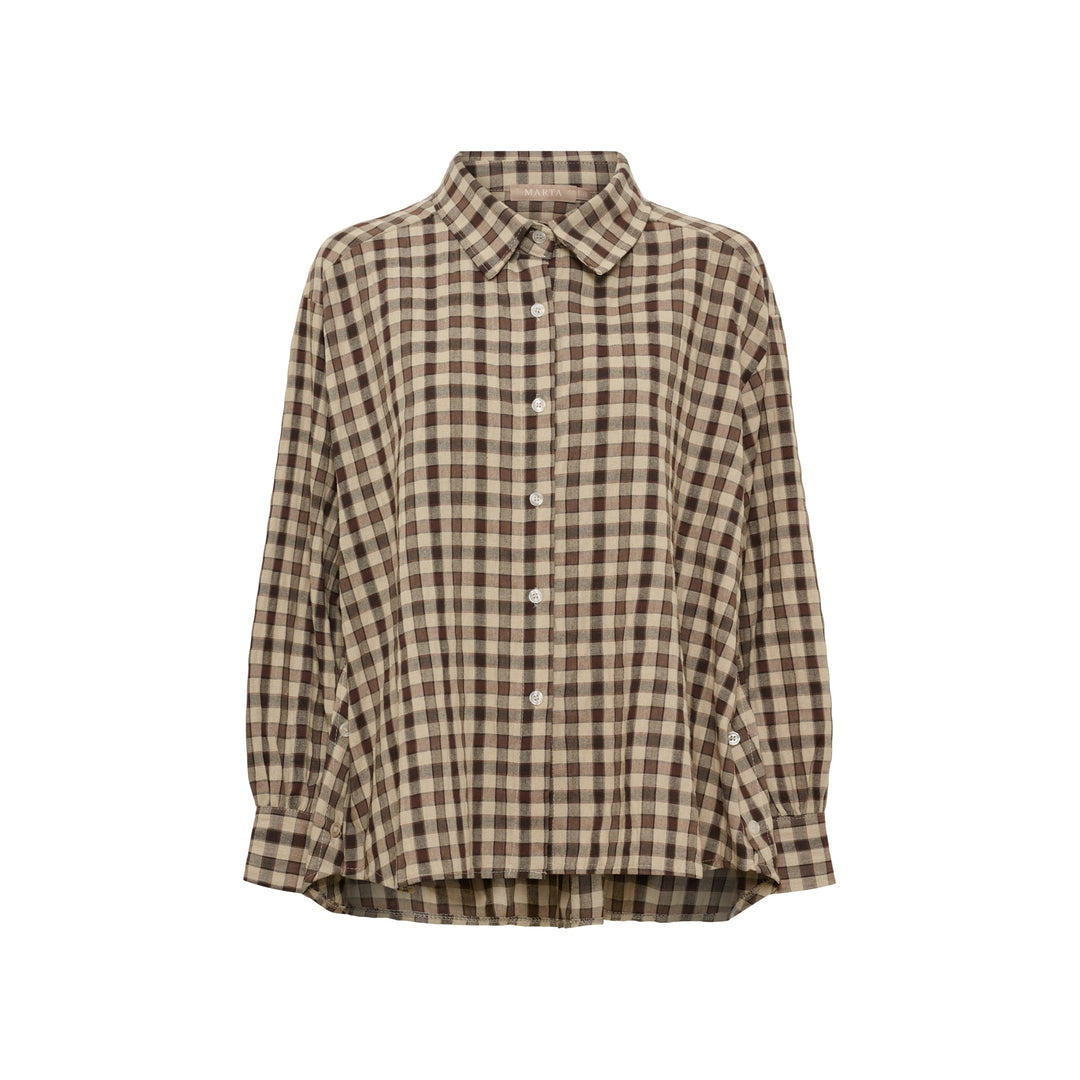 MARTA DU CHATEAU - SKJORTE - XANTHE 8919 - BROWN6