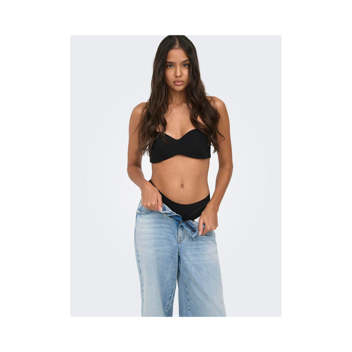ONLY - 2-PAK TRUSSER - PEACHY BRAZIL 15354805 - SORT