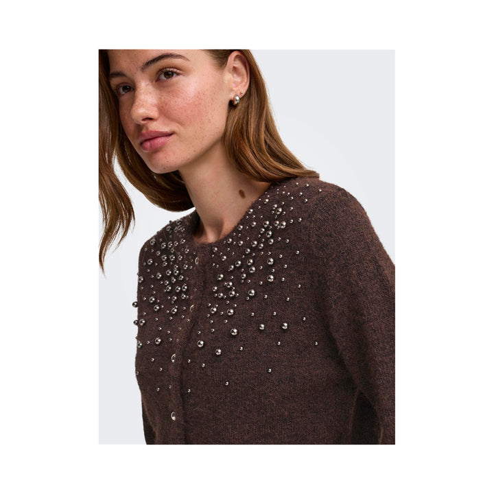 ONLY - CARDIGAN - MIGGIE 15375519 - COFFEE BEAN