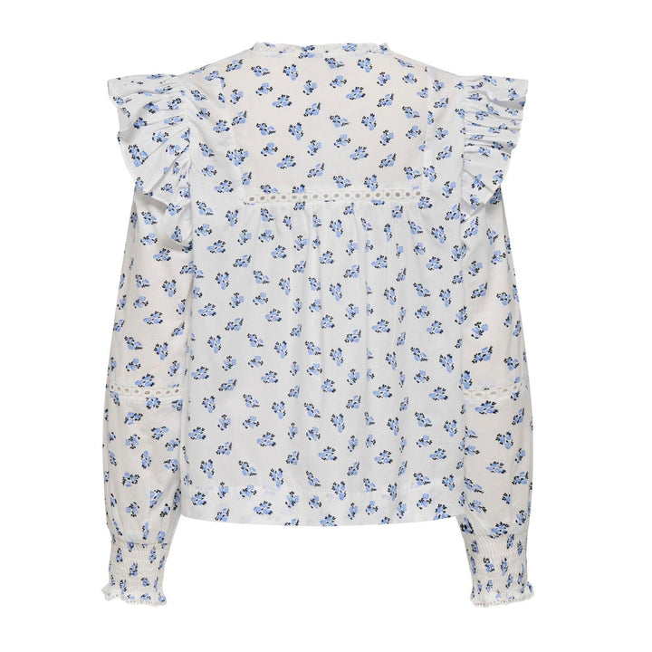 ONLY - BLUSE - IDRIS 15368843 - CASHMERE BLUE/MINI FLORAL