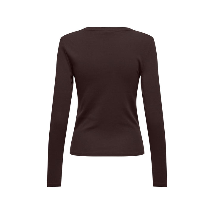 ONLY - T-SHIRT - RILEY 15323159 - BLACK COFFEE