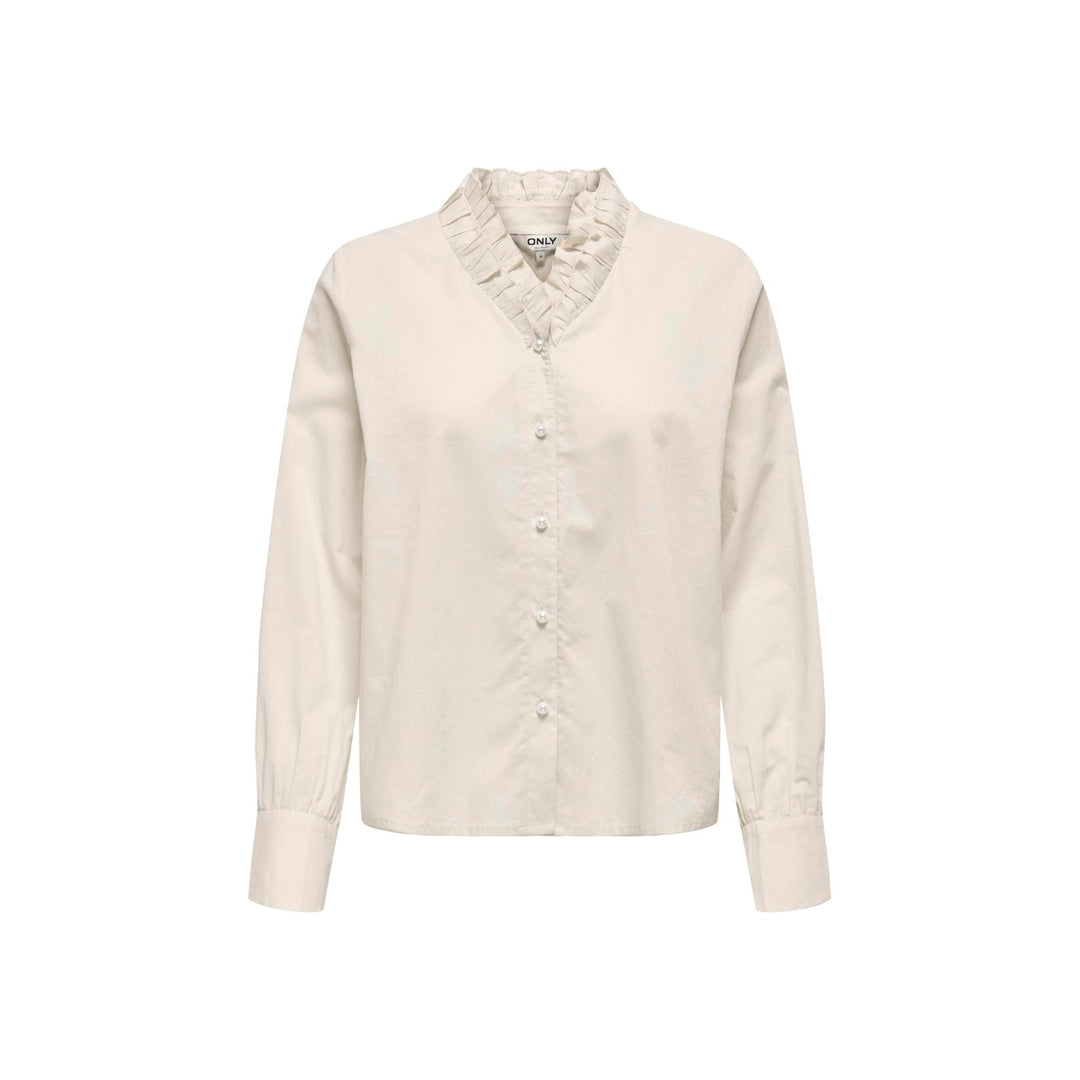 ONLY - SKJORTE - HASSIE 15364995 - OATMEAL