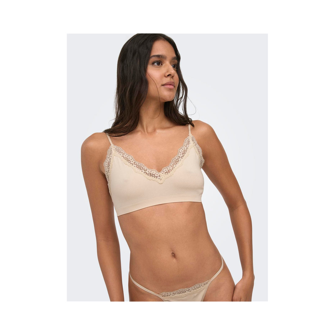 ONLY - BRALETTE - VICKY LACE 15365830 - PEACH TAFFY