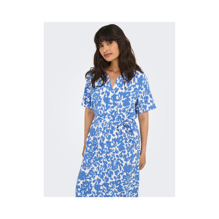 ONLY - KJOLE - YASMIN 15357241 - CLOUD DANCER TANIA NEBULAS BLUE