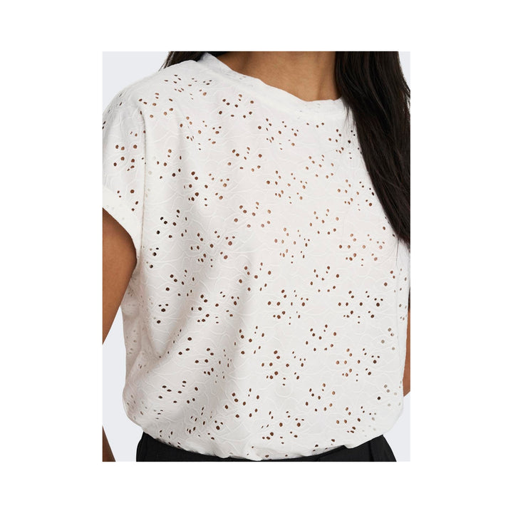 ONLY - T-SHIRT - SMILLA 15231005 - CLOUD DANCER