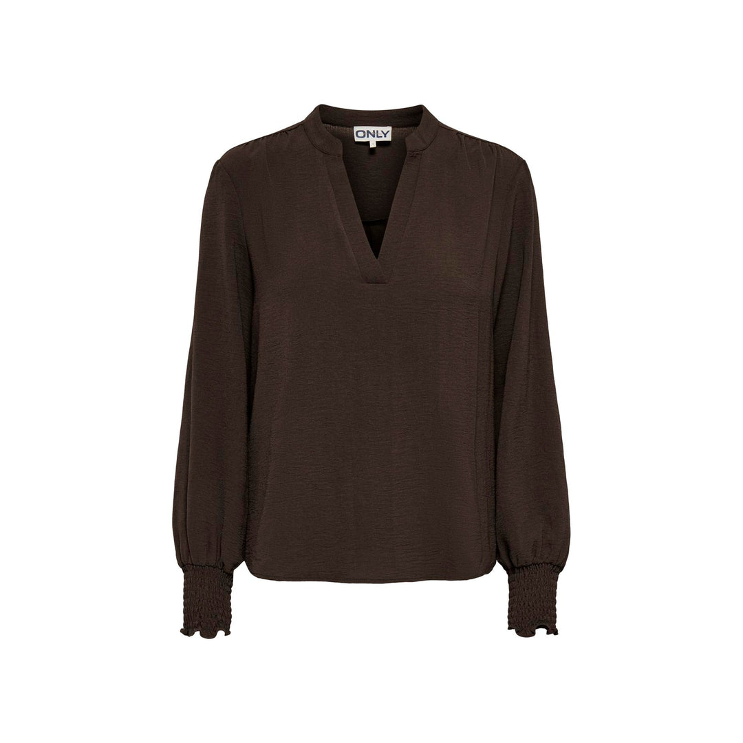 ONLY - TOP - METTE 15284309 - COFFEE BEAN