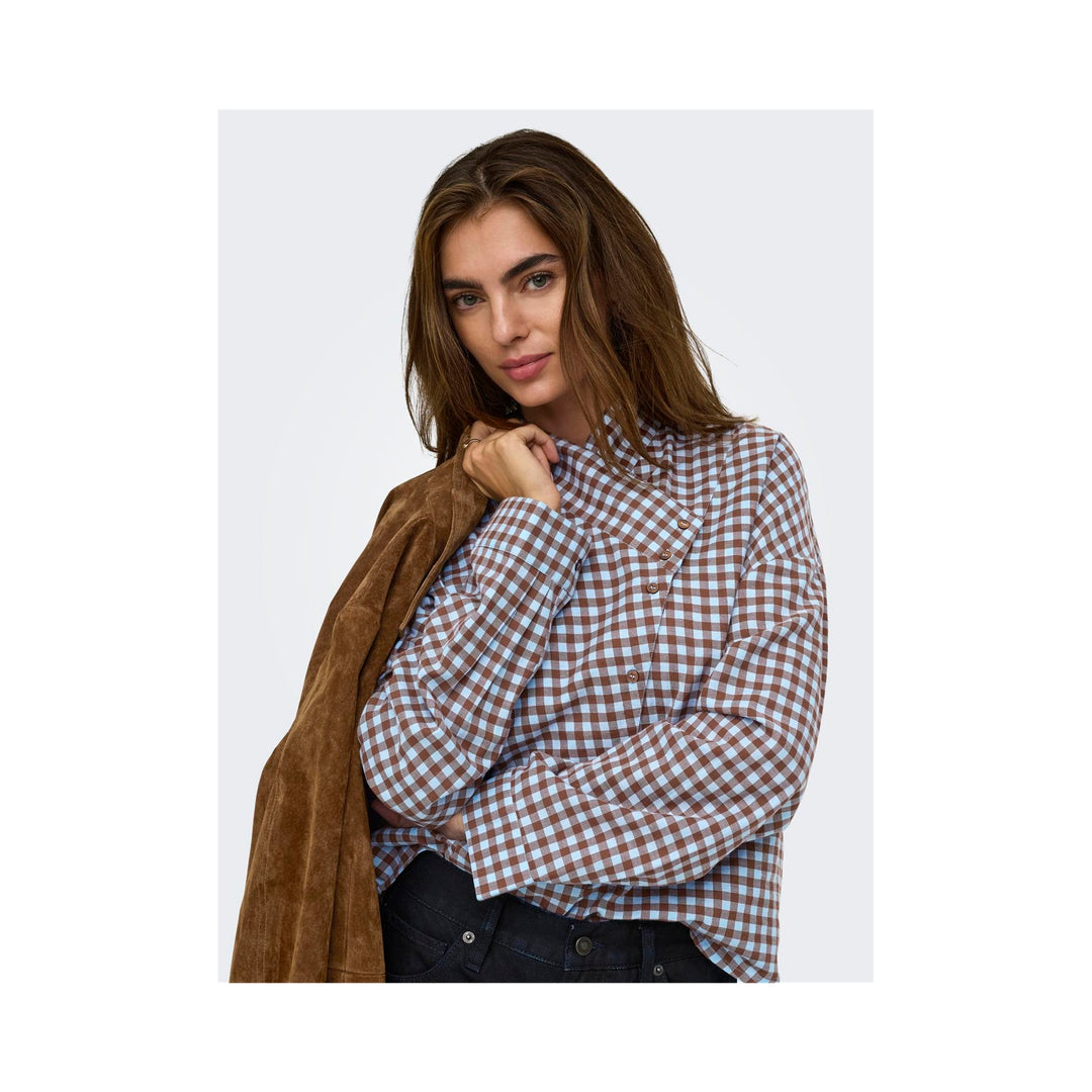 ONLY - SKJORTE - PRIAH STANTON 15391202 - CAPPUCCINO