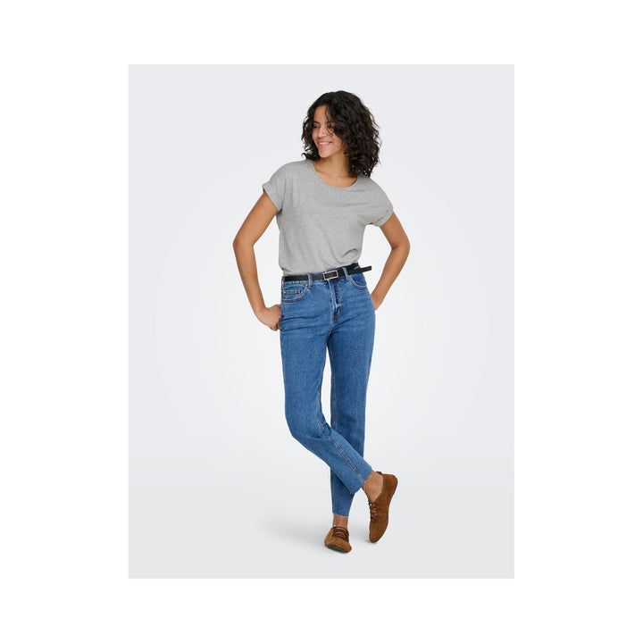 ONLY - T-SHIRT - MOSTER 15106662 - LIGHT GREY MELANGE