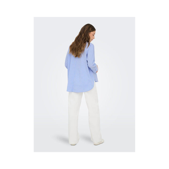 ONLY - SKJORTE - GRACE 15371427 - BRUNNERA BLUE