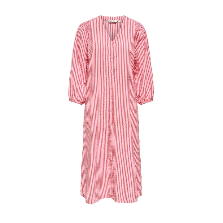 ONLY - KJOLE - ROLLY 15373671 - HIGH RISK RED/HOLLY STRIPES