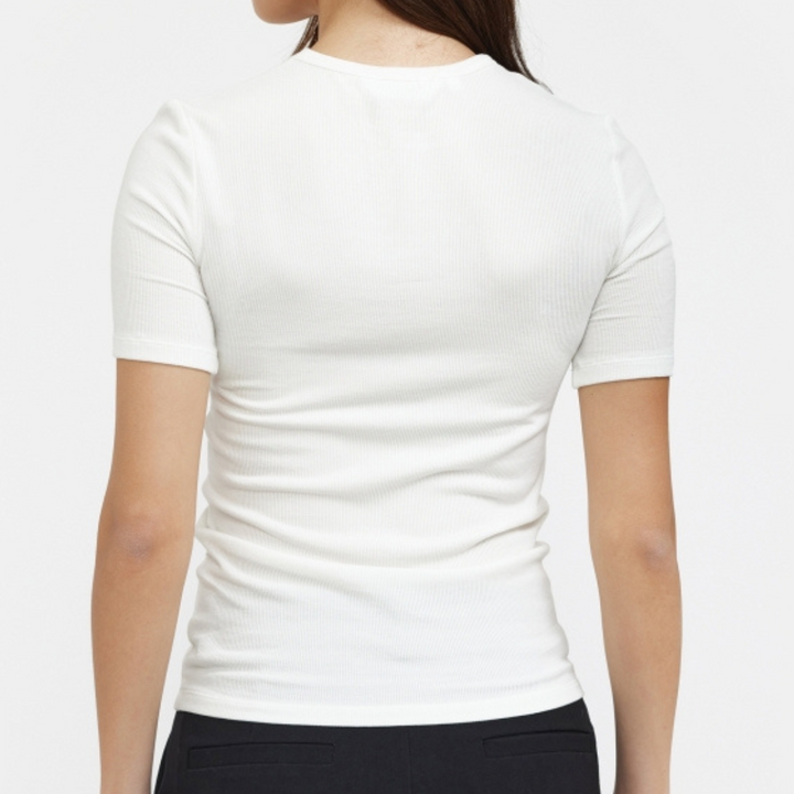 SOFT REBELS - T-SHIRT - FENJA SR423-302 - SNOW WHITE