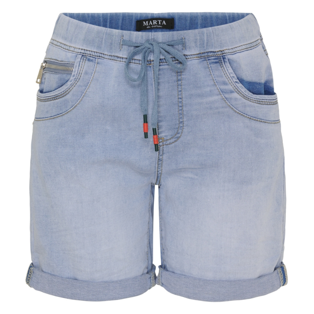 MARTA DU CHATEAU - SHORTS - RITA MDC147 - DENIM