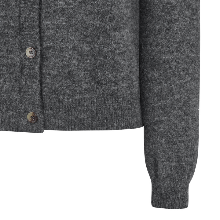 SOFT REBELS - CARDIGAN - ALLISON SRX2112-200 - MEDIUM GREY MELANGE