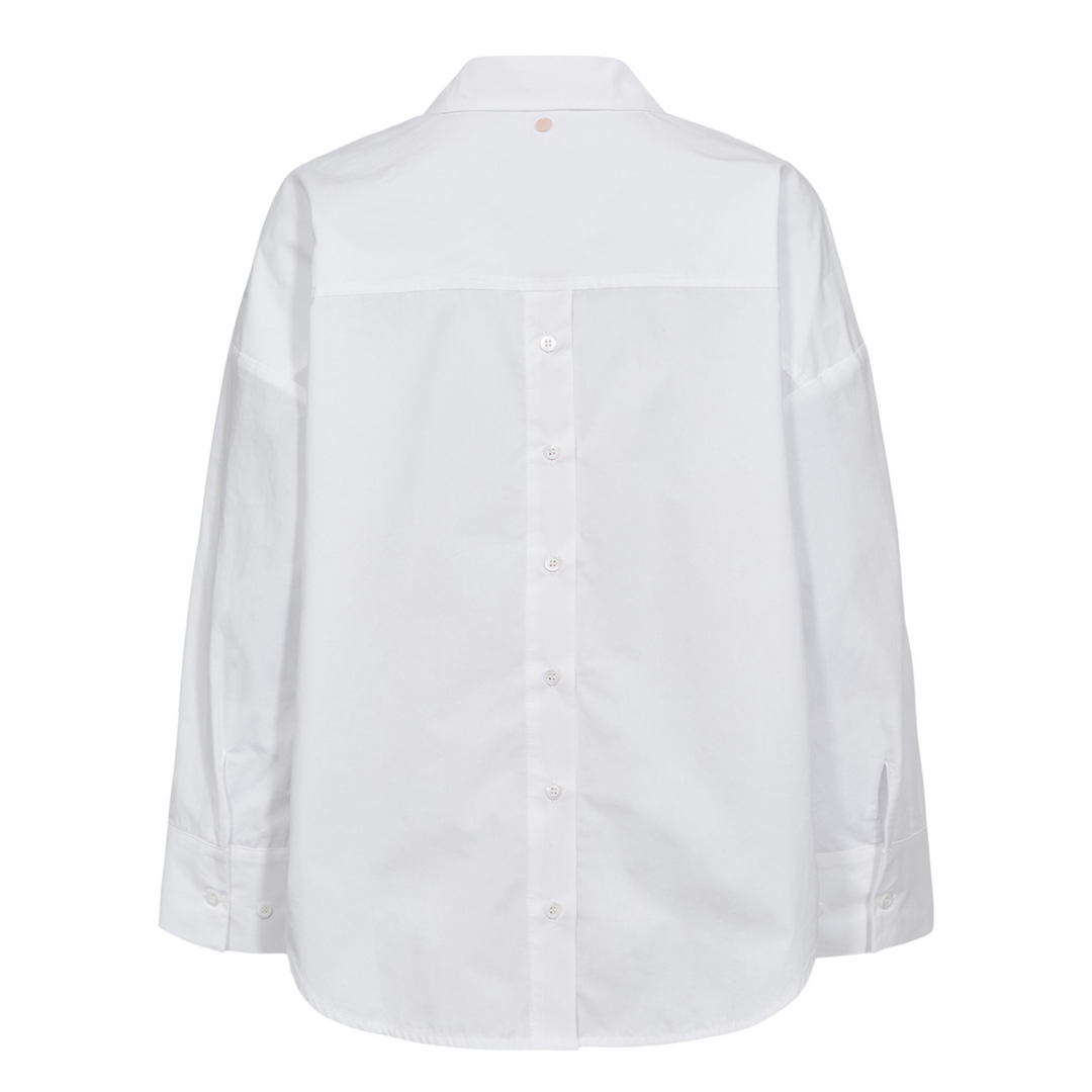 NÜMPH - SKJORTE - MENJA 706033 - BRIGHT WHITE