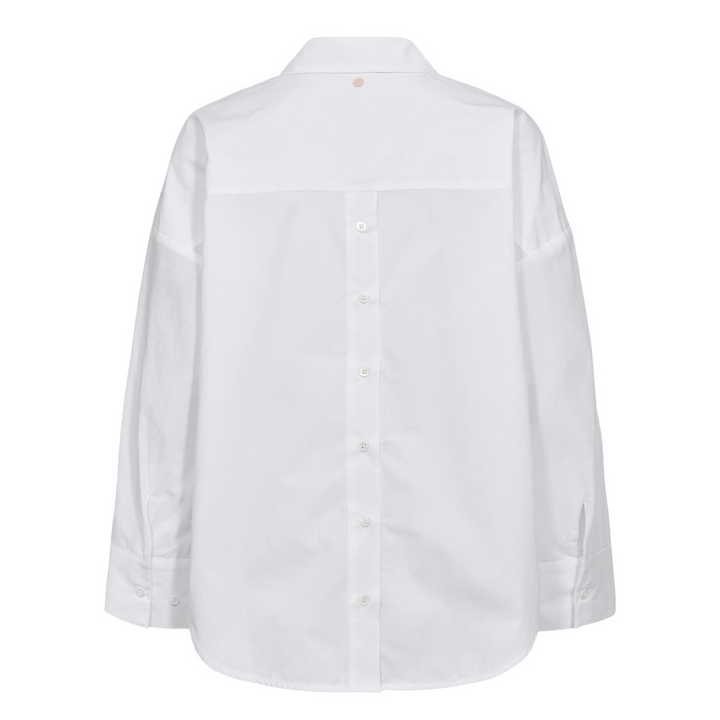 NÜMPH - SKJORTE - MENJA 706033 - BRIGHT WHITE