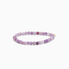 SOÏ - KRYSTAL ARMBÅND - AMETYST 6 MM.