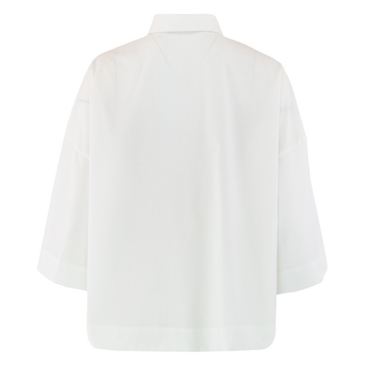 CONTINUE - SKJORTE - KLARA 15122 - WHITE/GOLD BUTTONS