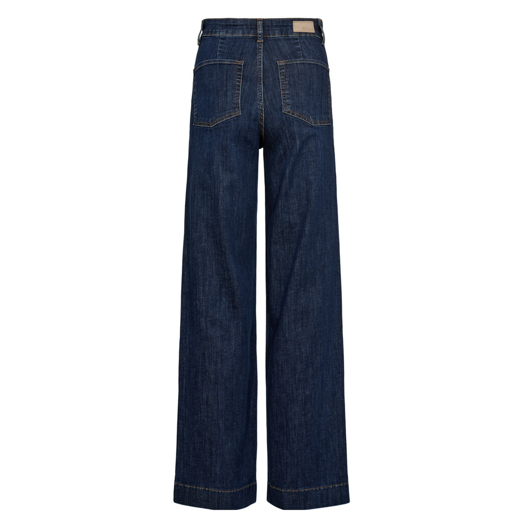 NÜMPH - JEANS - PARIS WIDE 706663 - DARK BLUE DENIM