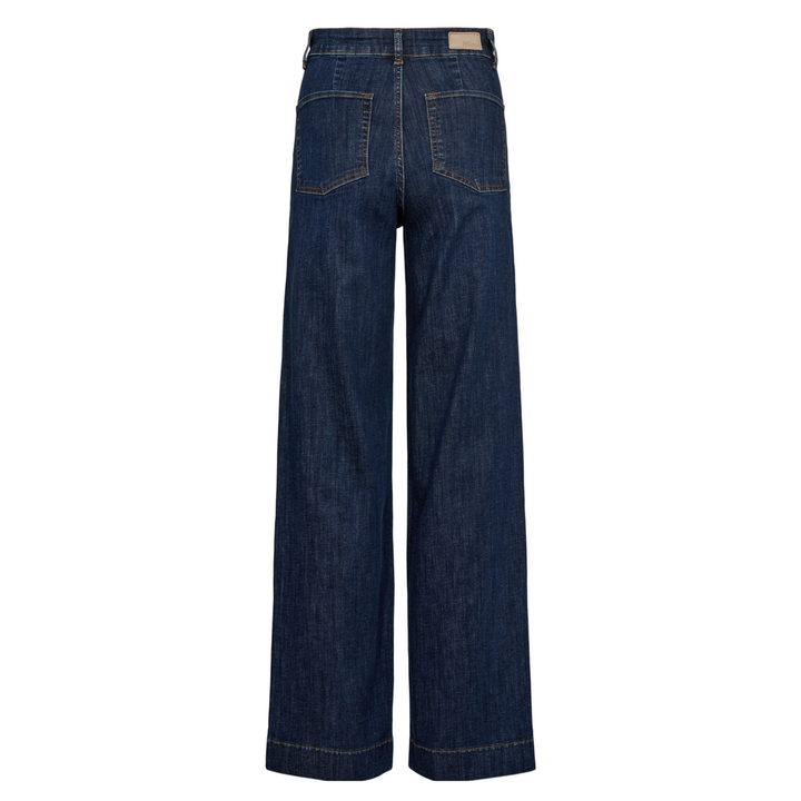 NÜMPH - JEANS - PARIS WIDE 706663 - DARK BLUE DENIM