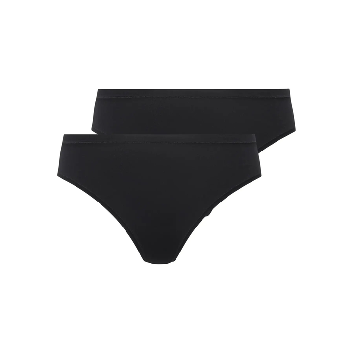 ONLY - 2-PAK TRUSSER - PEACHY BRAZIL 15354805 - SORT