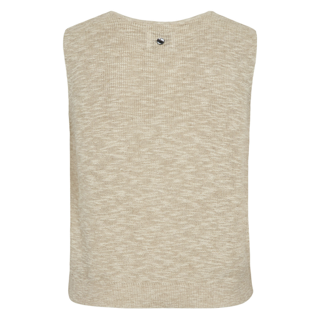 NÜMPH - VEST - PETRINA 706759 - WHITECAP GRAY