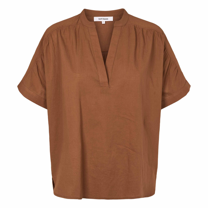 SOFT REBELS - BLUSE - GALLIA SR326-726 - BISON