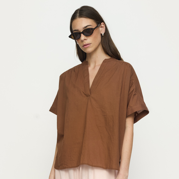 SOFT REBELS - BLUSE - GALLIA SR326-726 - BISON