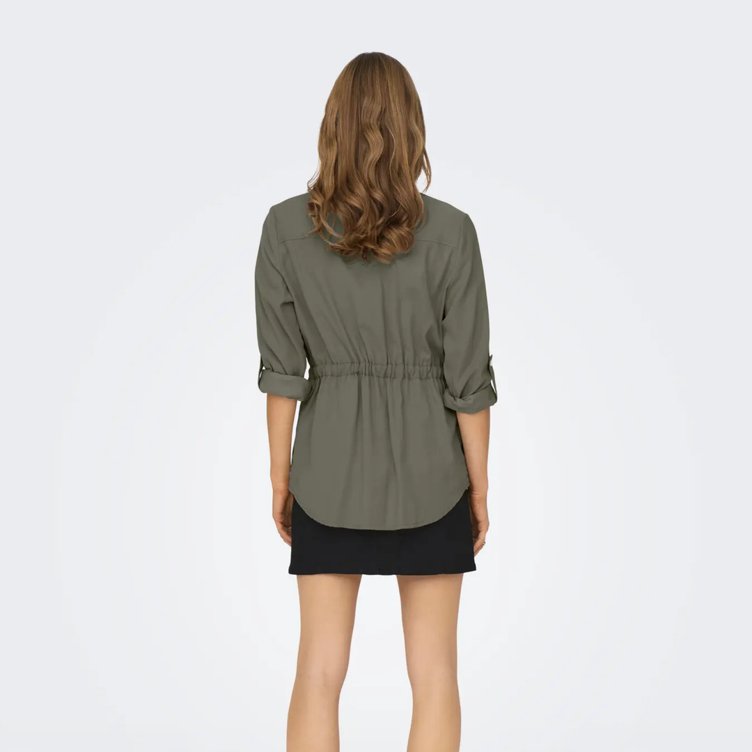 ONLY - SKJORTE - ARIS 15310852 - SMOKEY OLIVE