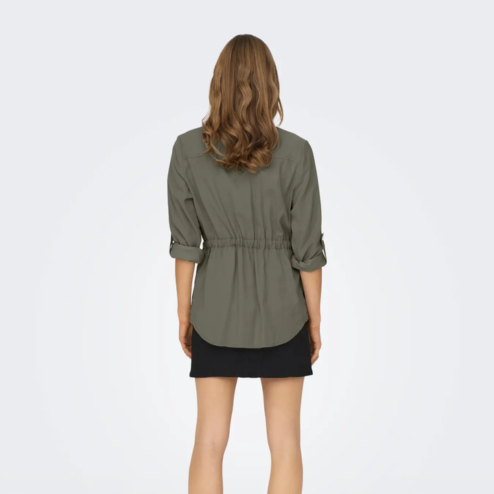 ONLY - SKJORTE - ARIS 15310852 - SMOKEY OLIVE