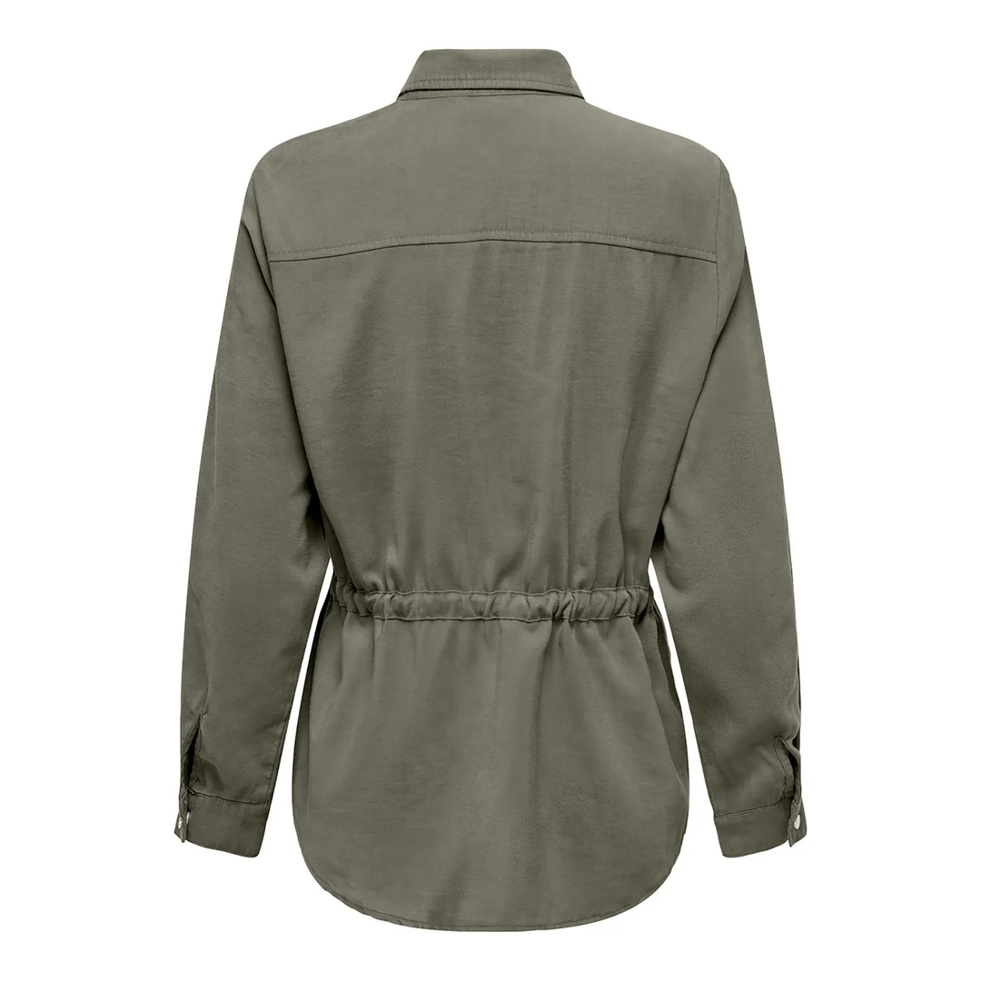 ONLY - SKJORTE - ARIS 15310852 - SMOKEY OLIVE