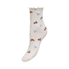 ONLY - STRØMPE - MINA 15383453 - CLOUD DANCER/BERRIES & CROISSANT