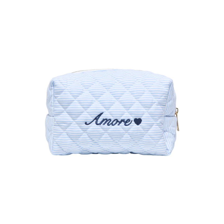 ONLY - KOSMETIK TASKE - KAMILLA 15384038 - SOFT CHAMBRAY STRIPES