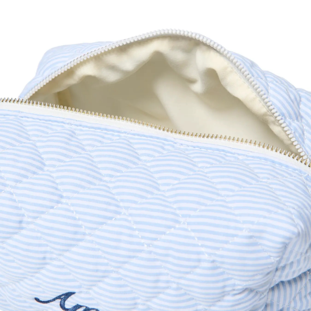 ONLY - KOSMETIK TASKE - KAMILLA 15384038 - SOFT CHAMBRAY STRIPES