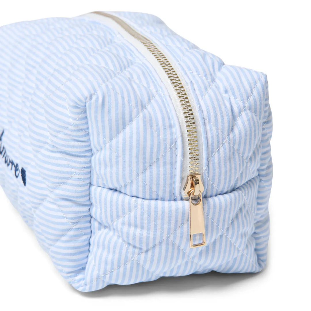 ONLY - KOSMETIK TASKE - KAMILLA 15384038 - SOFT CHAMBRAY STRIPES