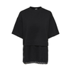 ONLY - T-SHIRT - MEXA LACE 15382176 - BLACK