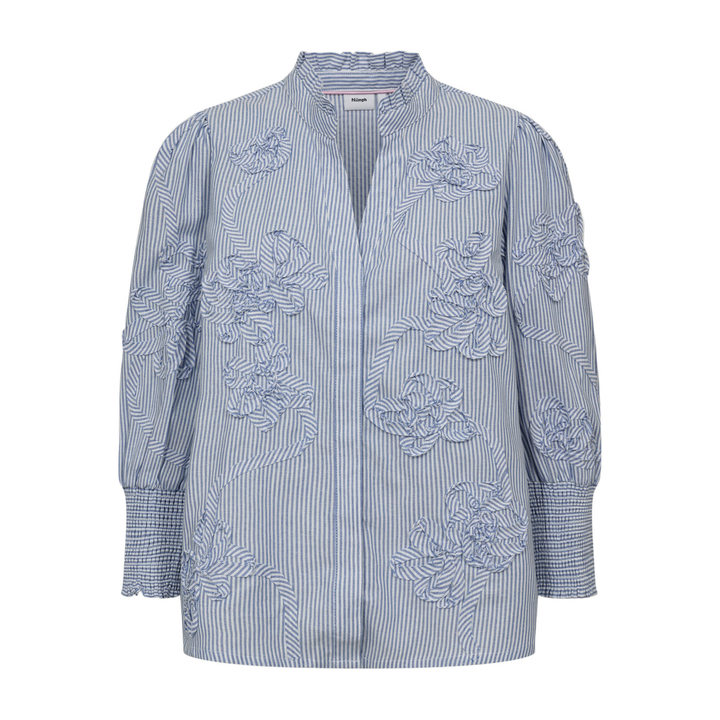 NÜMPH - SKJORTE - EMELIA 706883 - PLACID BLUE