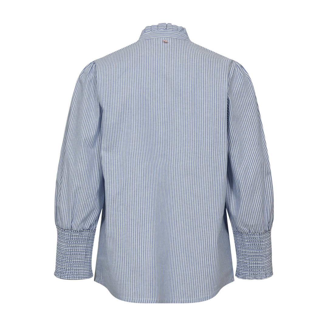 NÜMPH - SKJORTE - EMELIA 706883 - PLACID BLUE