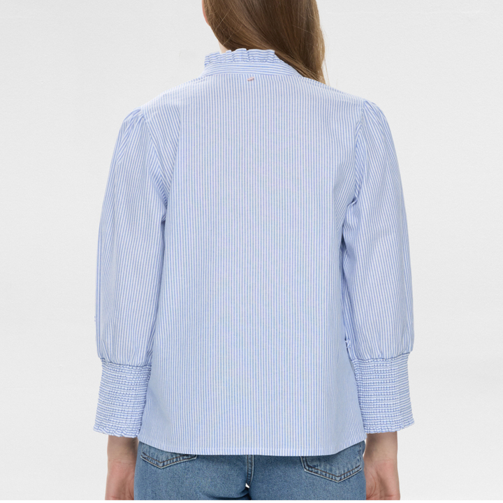 NÜMPH - SKJORTE - EMELIA 706883 - PLACID BLUE