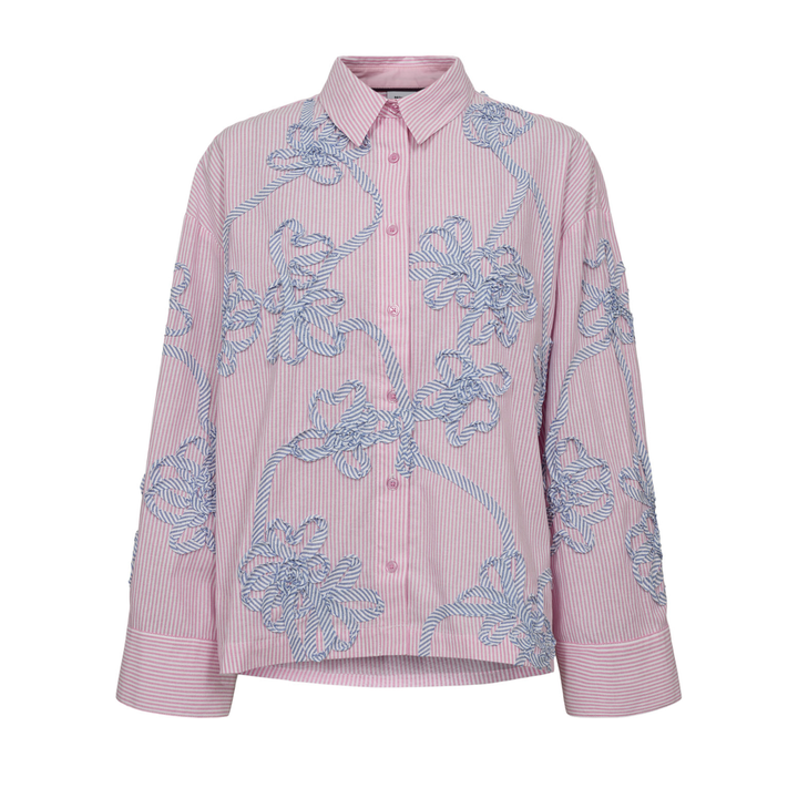 NÜMPH - SKJORTE - EMELIA OVERSIZE 707015 - PRISM PINK
