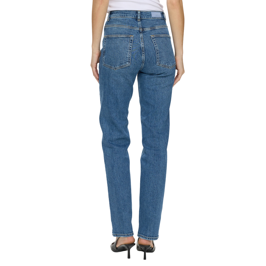 NÜMPH - JEANS - OSLO STRAIGHT 706672 - MEDIUM BLUE DENIM