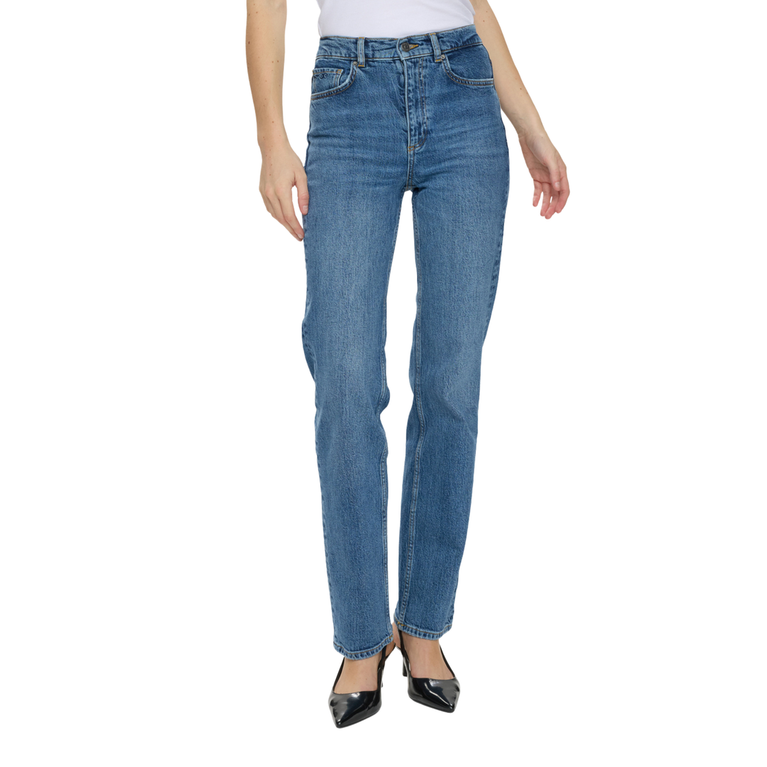 NÜMPH - JEANS - OSLO STRAIGHT 706672 - MEDIUM BLUE DENIM