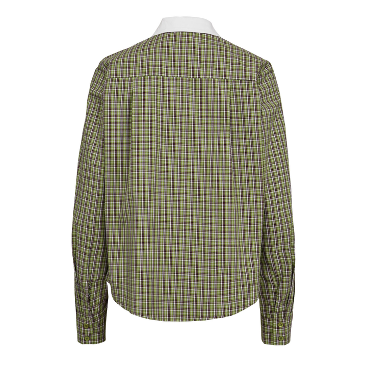 NÜMPH - SKJORTE - SUSSIE 707146 - FOREST GREEN