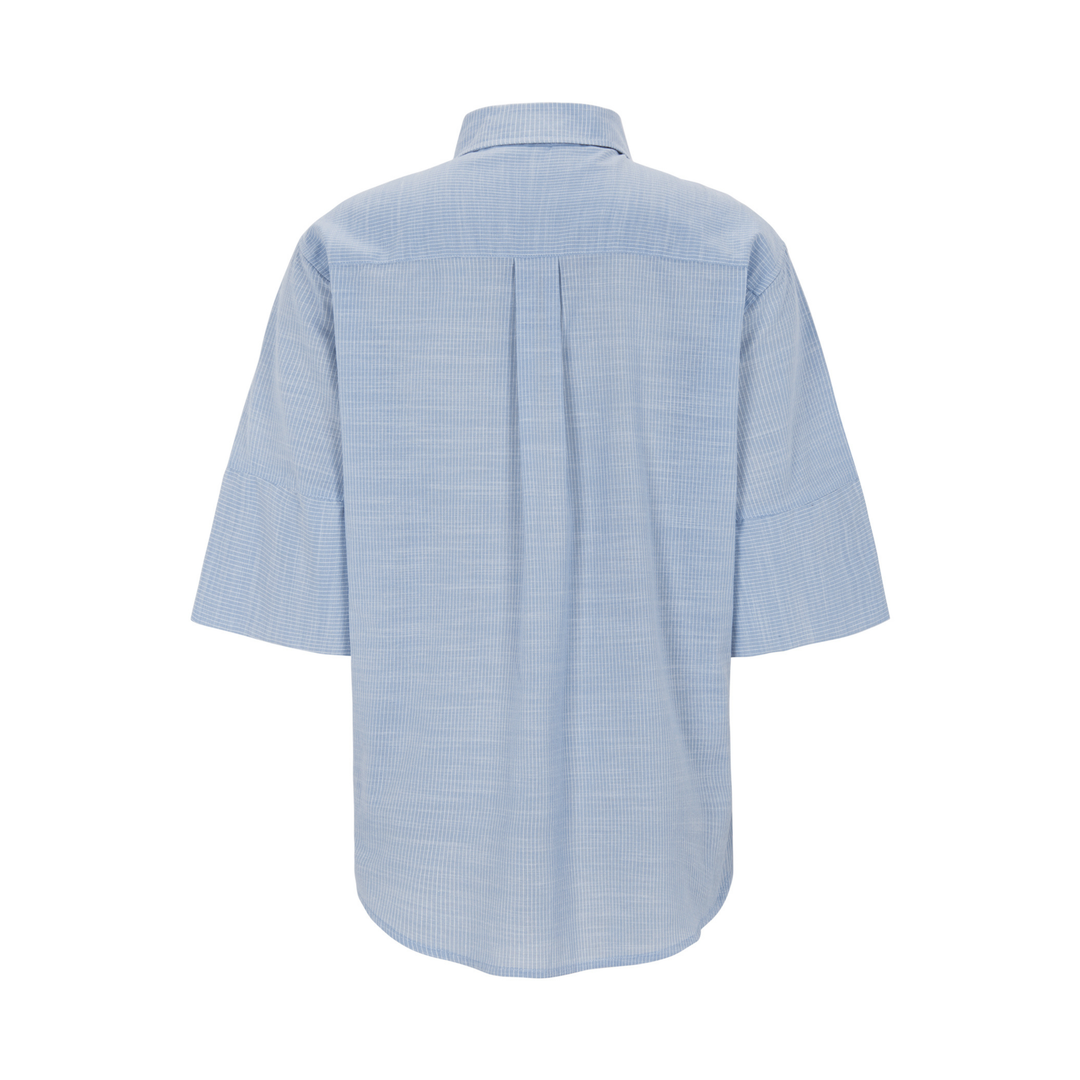 SOFT REBELS - SKJORTE - EBBI SR326-701 - FOREVER BLUE