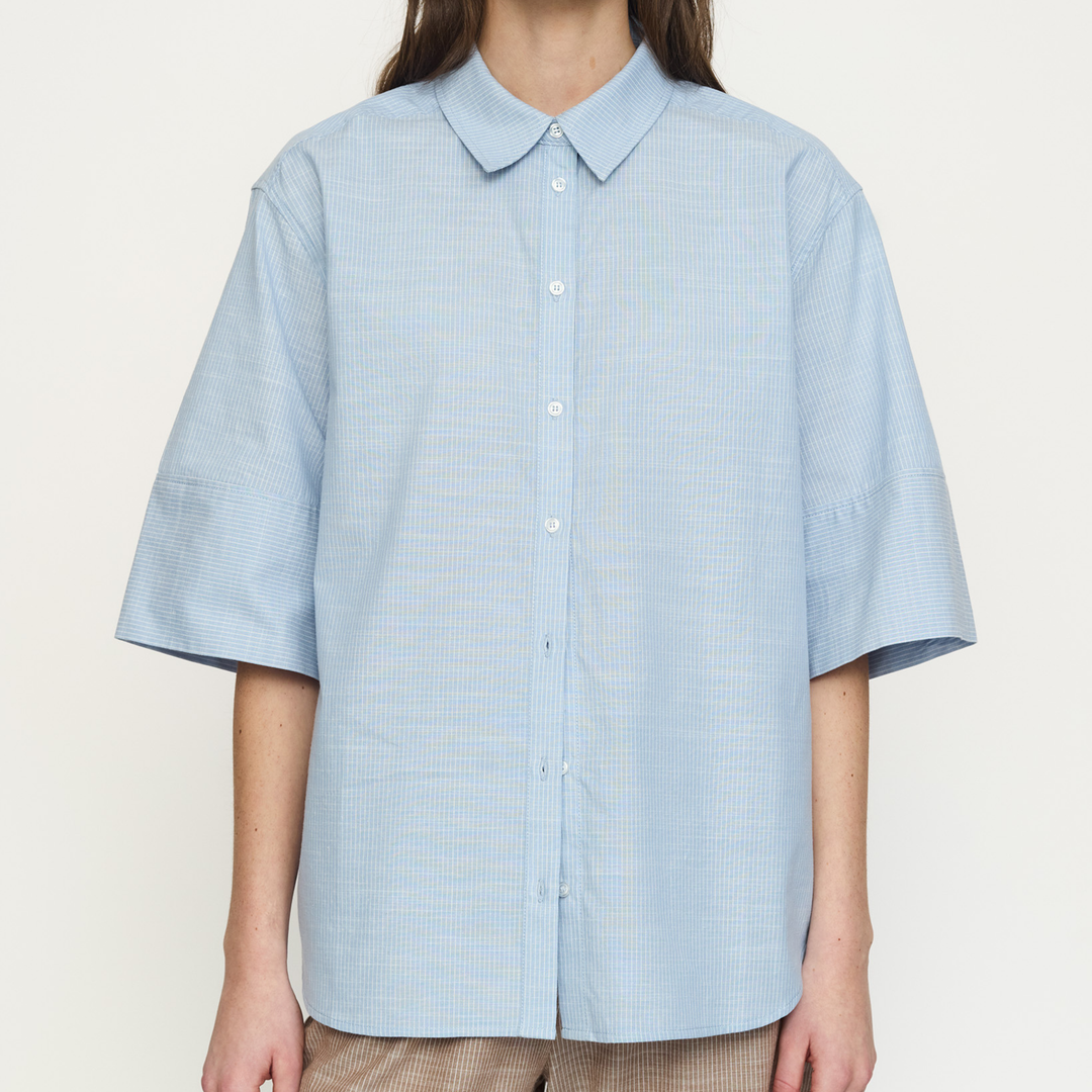 SOFT REBELS - SKJORTE - EBBI SR326-701 - FOREVER BLUE