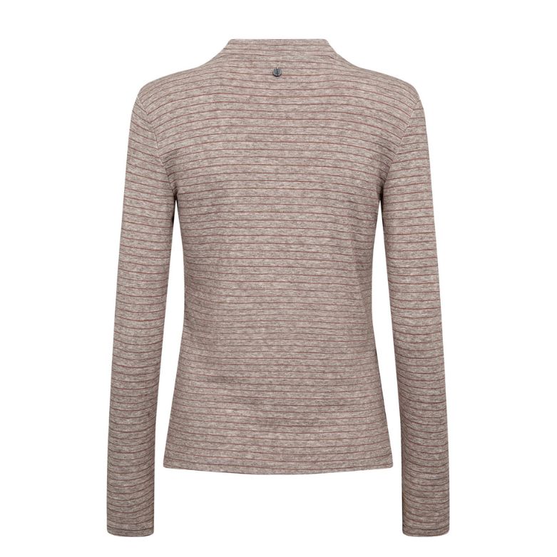 NÜMPH - BLUSE - LANIS - 707393 - 0565 - GRAY MORN MELANGE