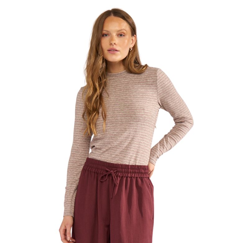 NÜMPH - BLUSE - LANIS - 707393 - 0565 - GRAY MORN MELANGE