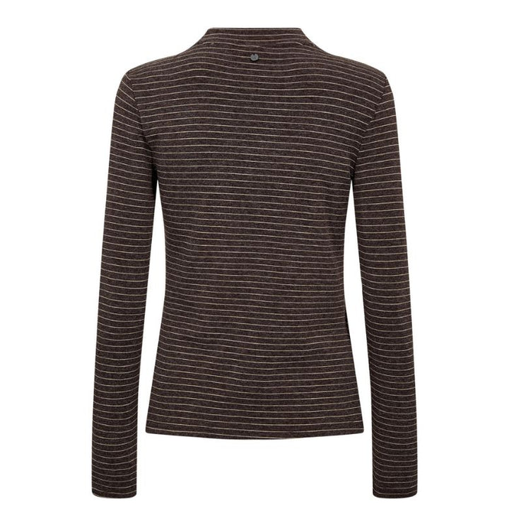 NÜMPH - BLUSE - LANIS - 707393 - 5698 - BLACK COFFEE