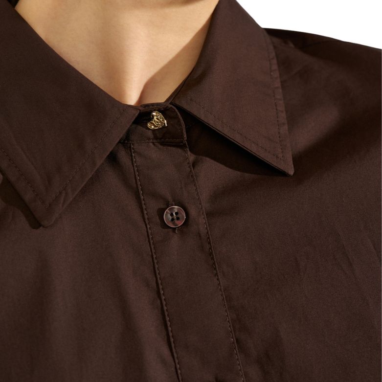 NÜMPH - SKJORTE - ASHO - 707216 - 5698 - BLACK COFFEE
