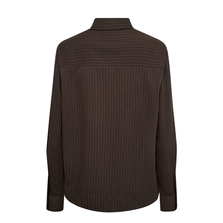 NÜMPH - SKJORTE - SONYA - 707282 - 5698 - BLACK COFFEE