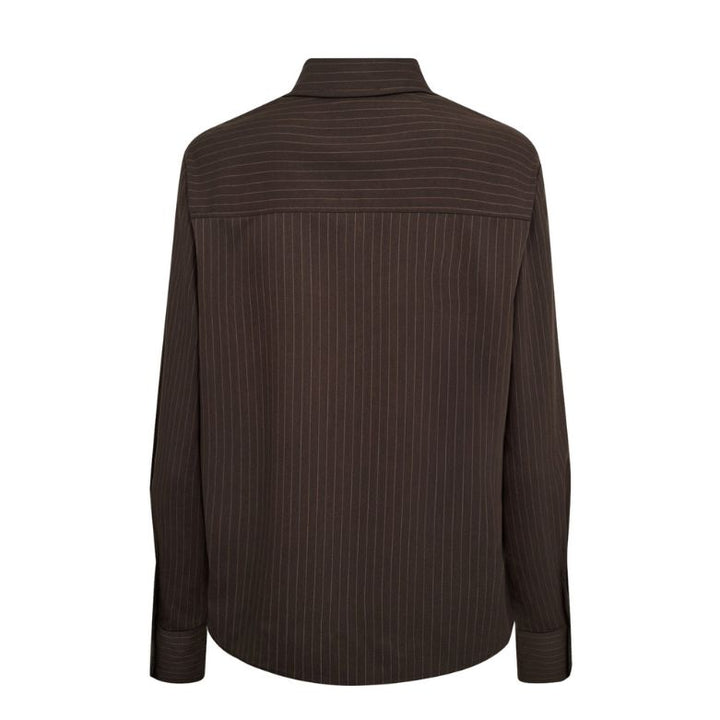 NÜMPH - SKJORTE - SONYA - 707282 - 5698 - BLACK COFFEE